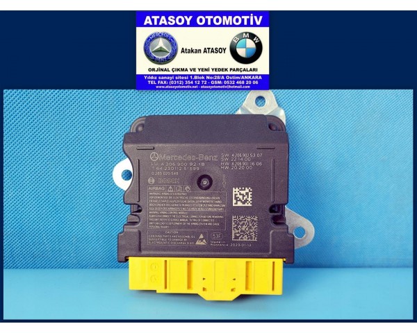 MERCEDES W206 AİRBAG BEYNİ 2069008721 2069007519 2069009218 2069007217 2069005517 2069004116 2069008713 2069004115 2069009212 2069001311 , 2069000026 2069003824 , 2069004107